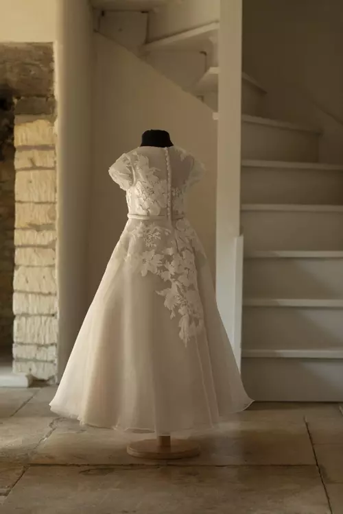 Minnie Lace Junior Bridesmaid Dress to match Bridal Gown